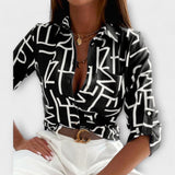 Clara - Blusa con Cuello Clásico